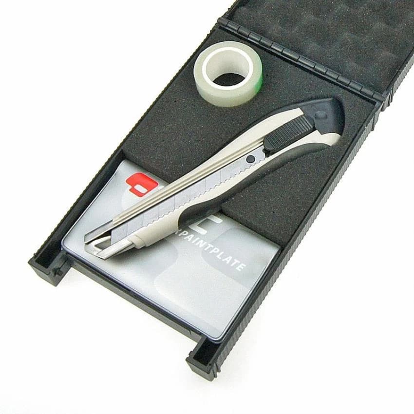 Black Adhesion & Thickness Master Paint Plate, TQC, for Laboratory, Packaging Type: Box