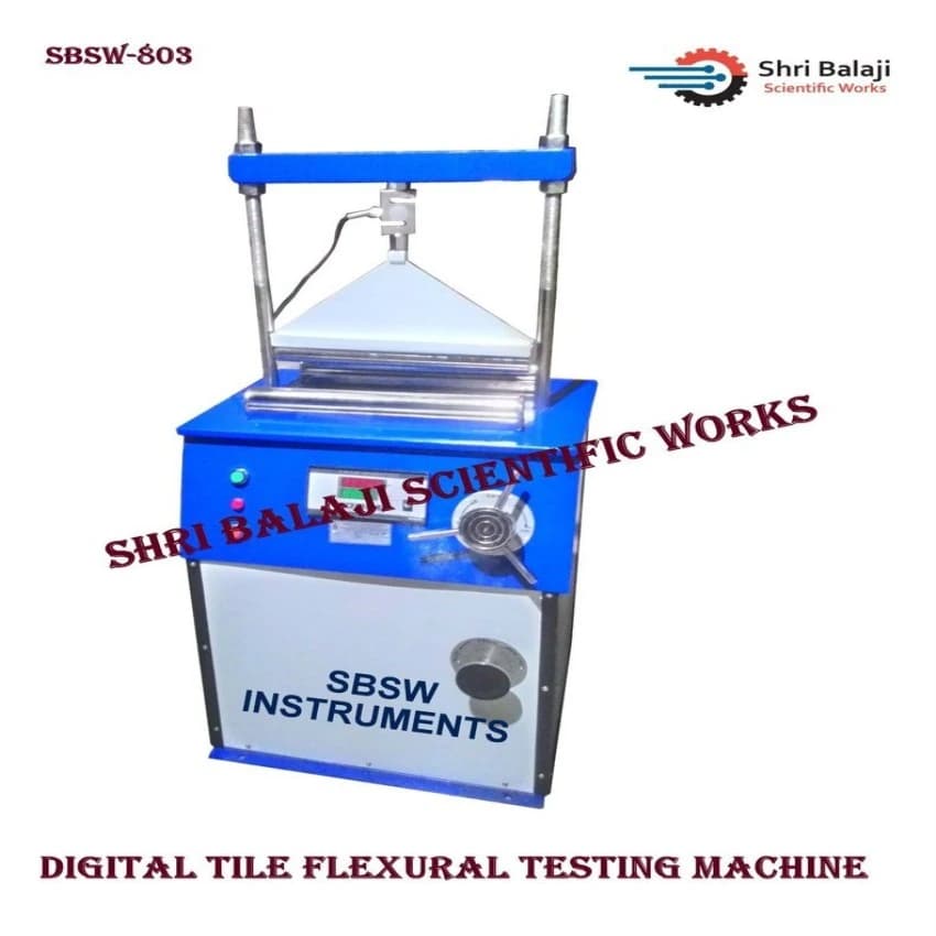 Mild Steel digital tile flexural testing machine