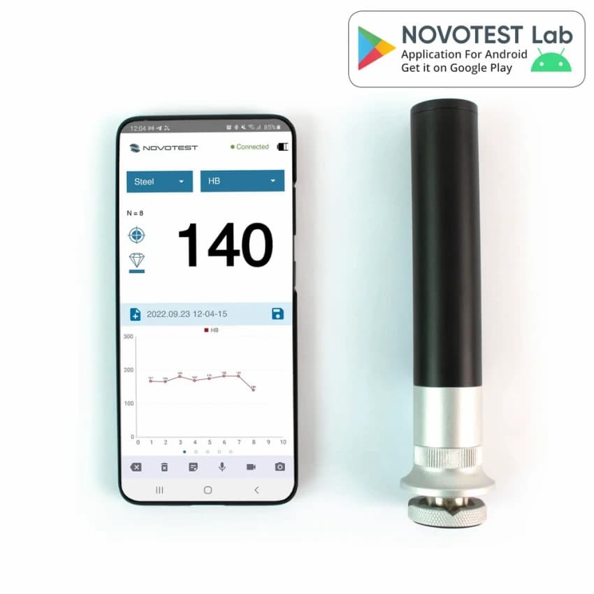 Digital Wireless Hardness Tester Lab UCI, 0.1%
