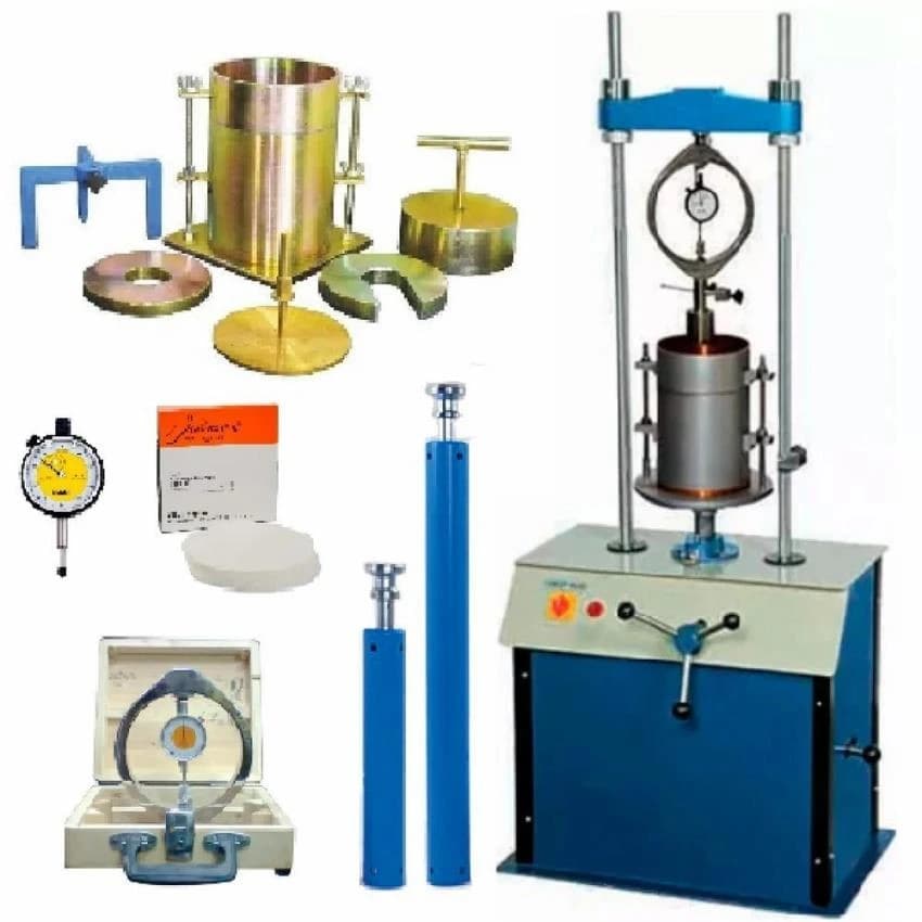 Powder Coating Blue California Bearing Ratio Apparatus, For Soil Testing, Automation Grade: Automatic