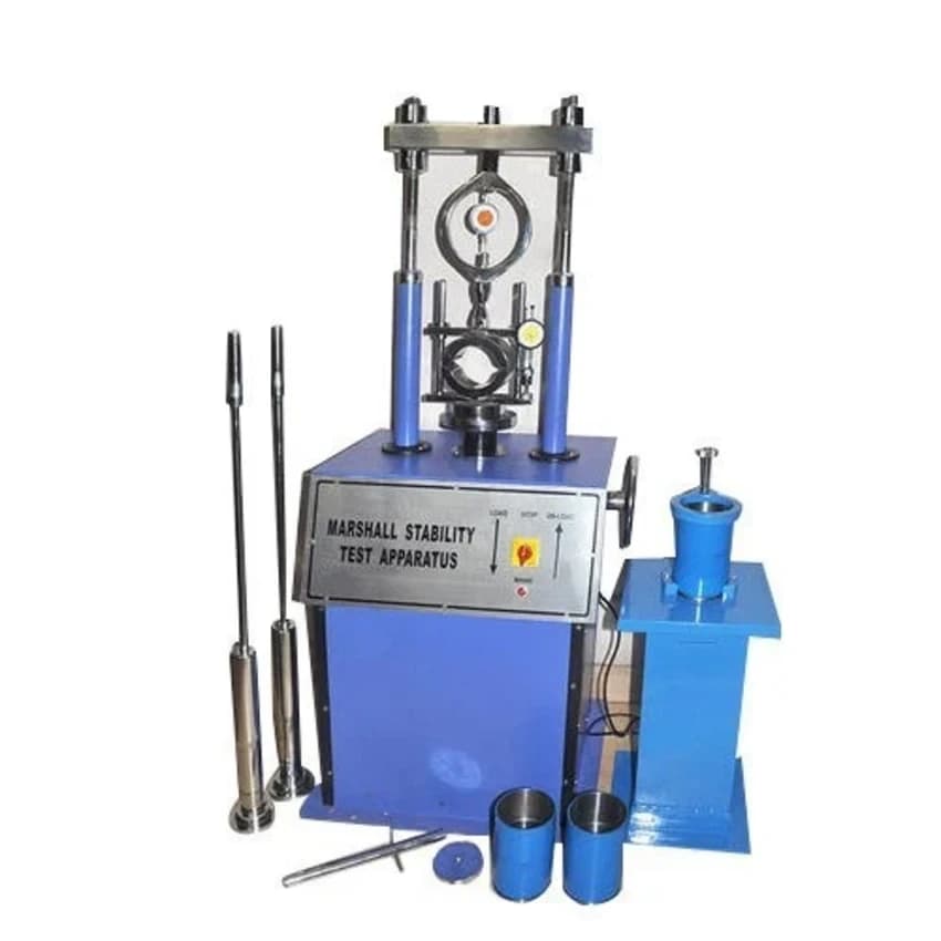 Polished Mild Steel Marshal Stability Testing Machine, For Lab, 240 V