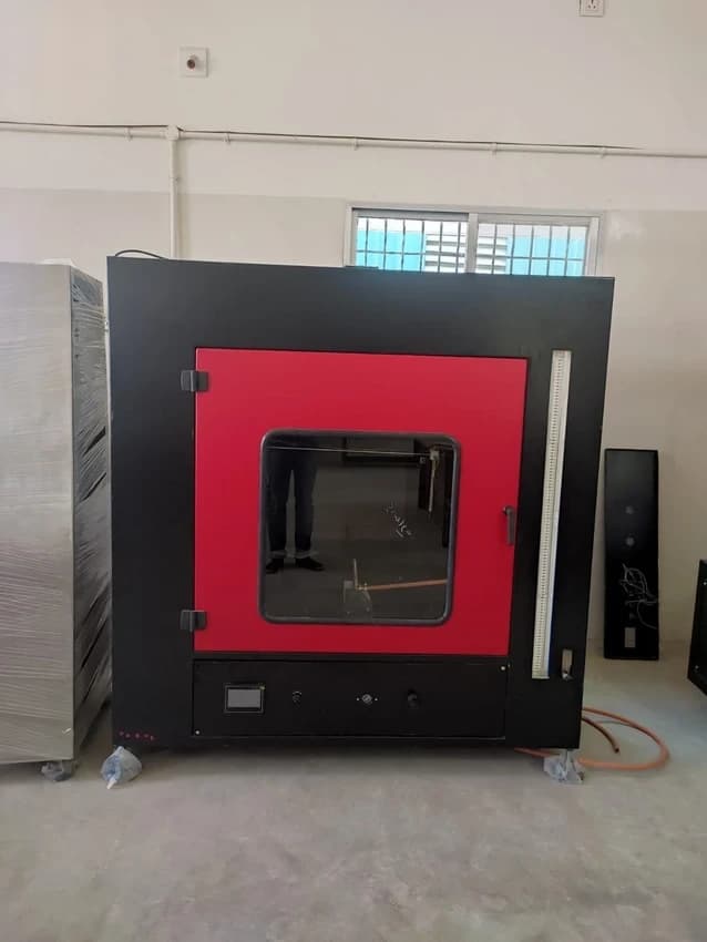Digital Mild Steel 50W and 500 W Flammability Tester, For Laboratory, Packaging Type: Box