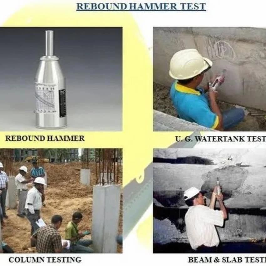 Concrete Bearing Capacity Testing Rebound Hammer Test