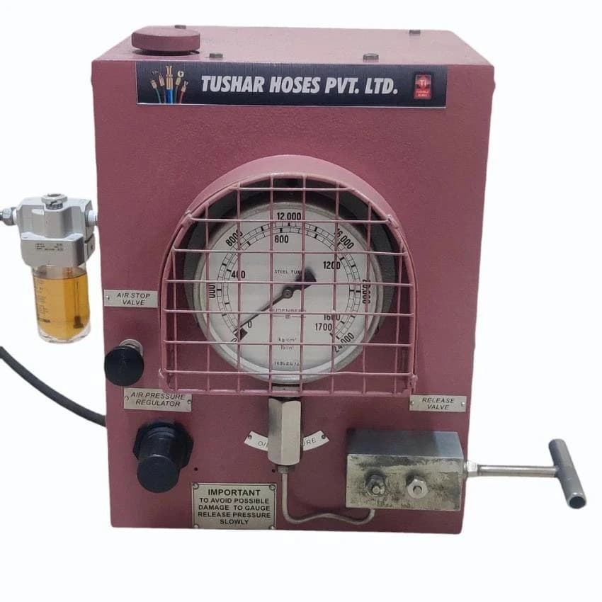 SS Brown Hydraulic Hose Testing Machine