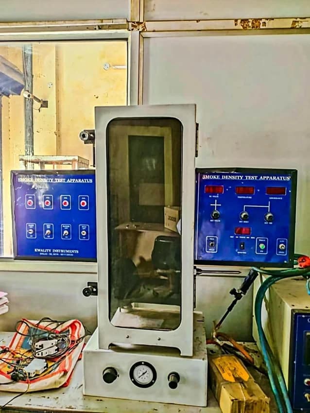 Smoke Density Test Apparatus