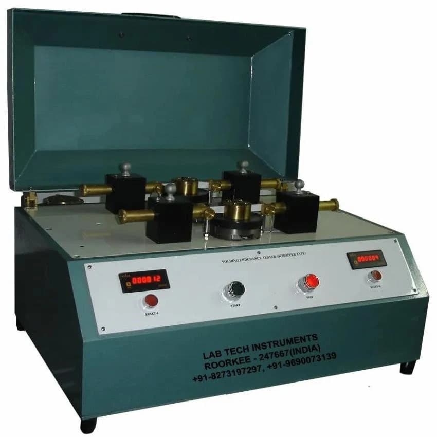 Digital Schopper Type Semi Automatic Folding Endurance Tester, for Laboratory
