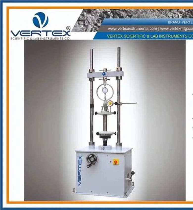 Unconfined Compression Test Apparatus-Capacity 50kN_VSLIC-S215, Packaging Type: Wooden Packaging