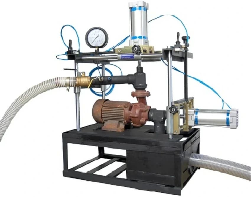 3x3 Pump Testing Machine, Material: Mild Steel