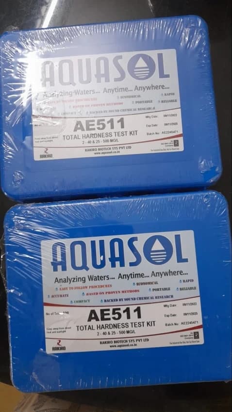 Total Hardness Test Kit AE511 Aquasol, For Lab Use, Packaging Type: Pack Of 1no