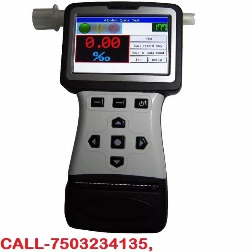 ULTRASHINE Digital Breath Analyzer with Inbuilt Printers PT240P, For Law Enforcement Agencies, Beep