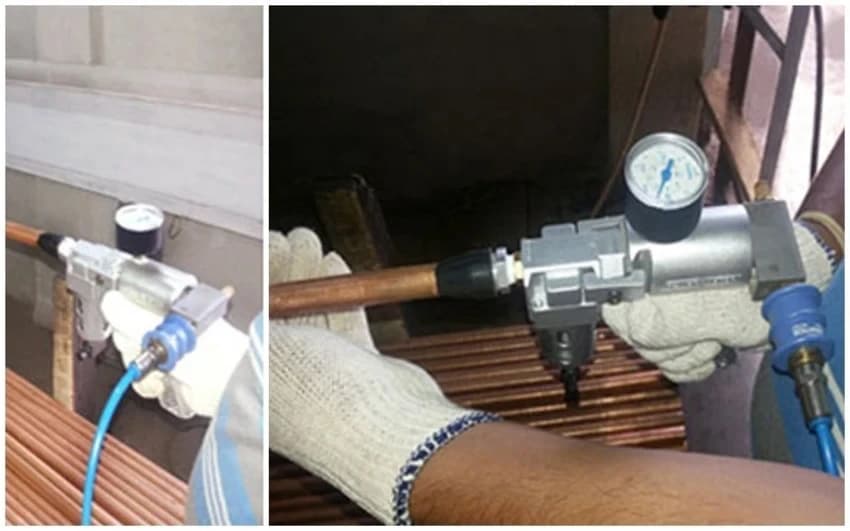 Aluminum Analog Vacuum Tube Leak Tester