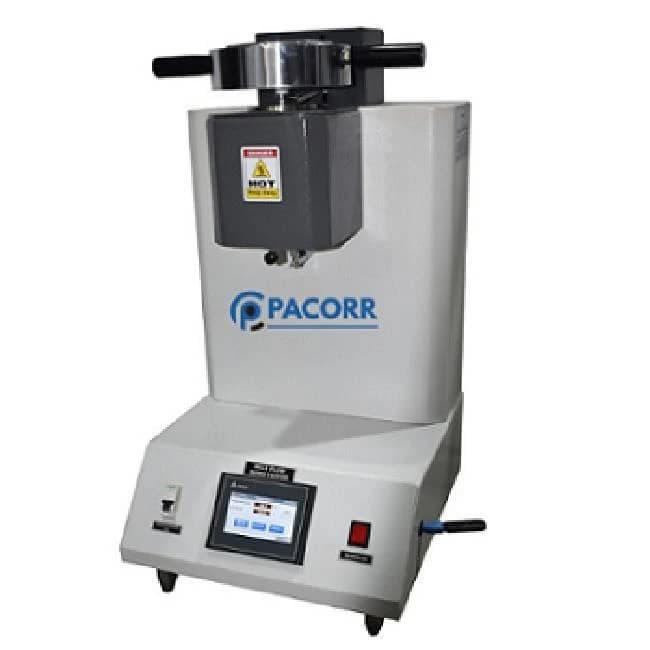 PACORR- Melt Flow Index Tester Method A, B & C (MFR and MVR) - PLC Controlled Touch Screen