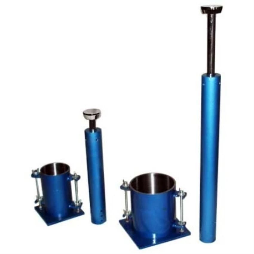 Mild Steel Proctor Compaction Apparatus, Hammer Weight: 4.89 Kg
