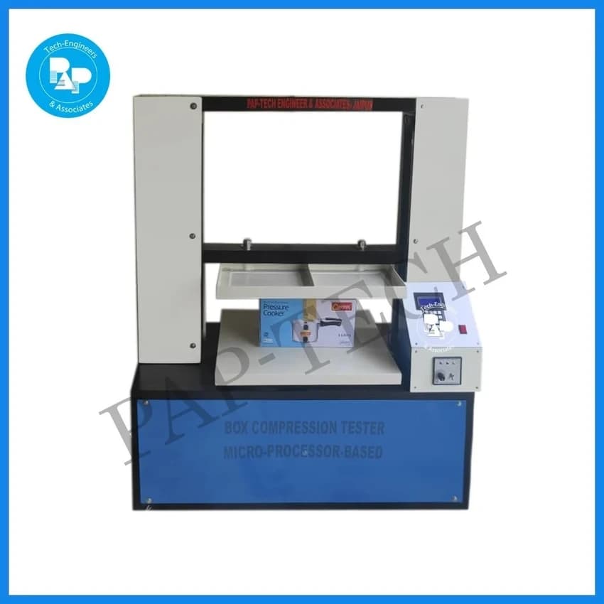 1000x1000x1000 mm CORRUGATION BOX COMPRESSION TESTER, 10 KN (1 Metric Ton ), Display Type: Digital