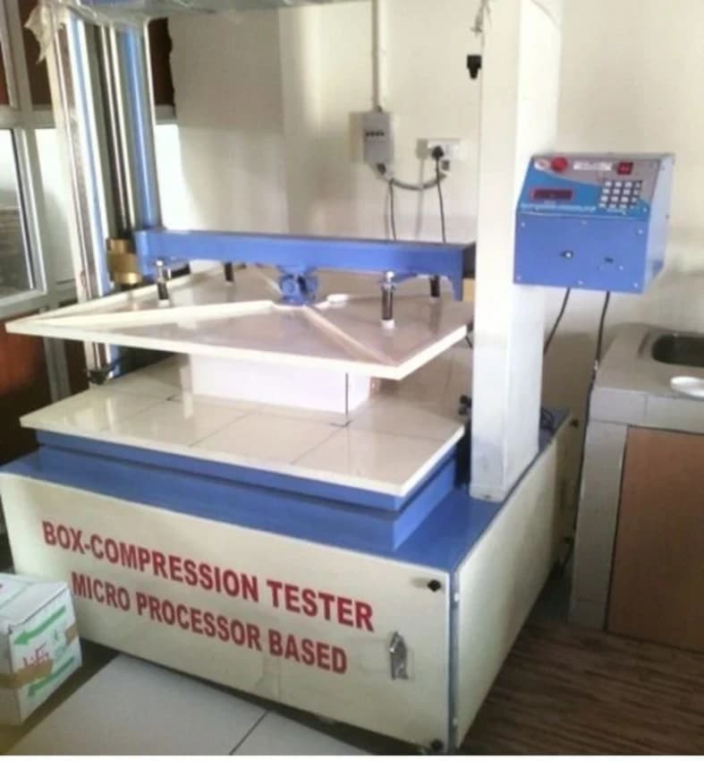 Microprocessor Based Box Compression Tester