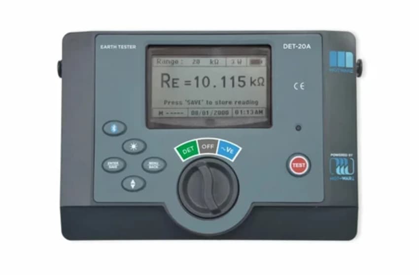 DET-20A Digital Earth Tester with USB - Bluetooth