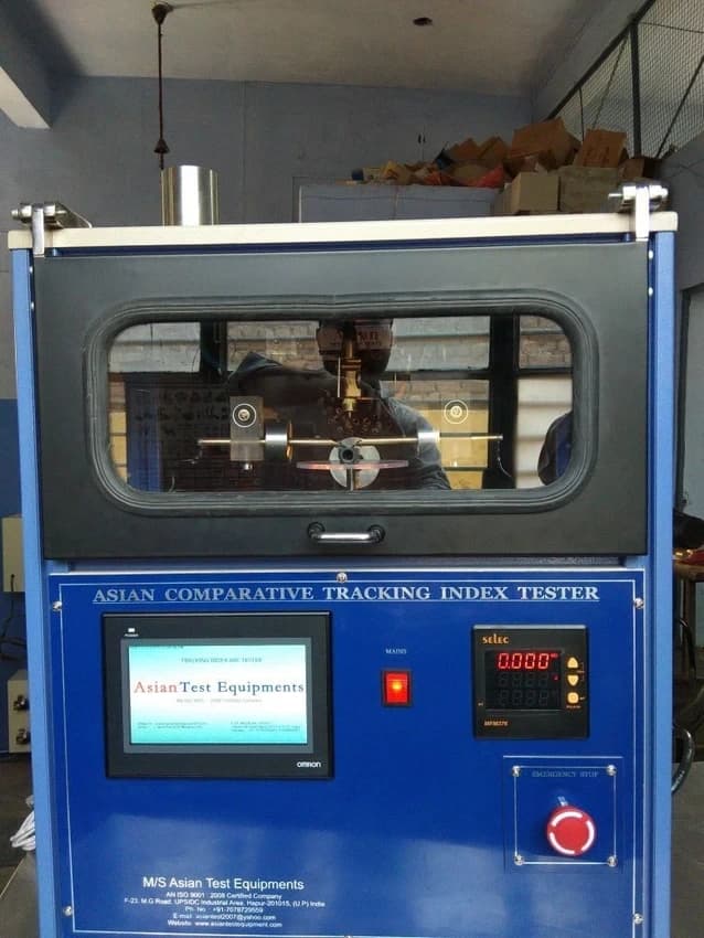 Mild Steel Blue Comparative Tracking Index Tester, For Laboratory, Packaging Type: Wooden Box