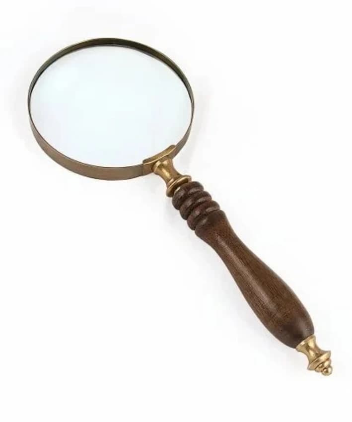Brass Magnifying Glass