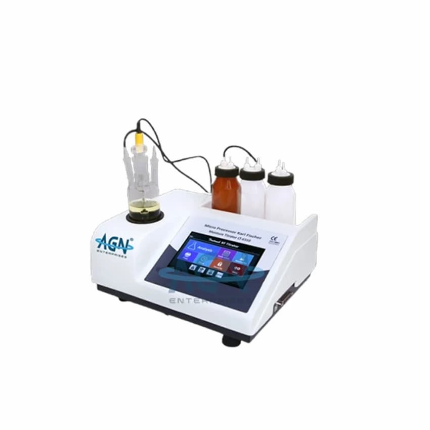 Stainless Steel Touch Screen Microprocessor K.f. Moisture Titrator, For Laboratory Use