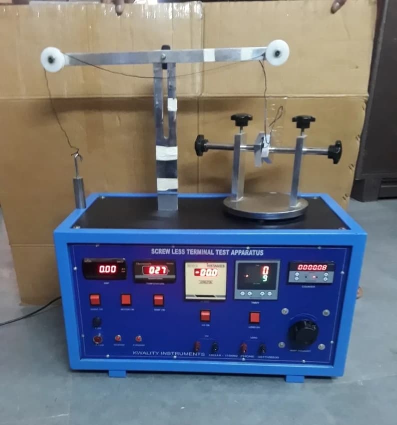 Screw Less Terminal And Deflection Test