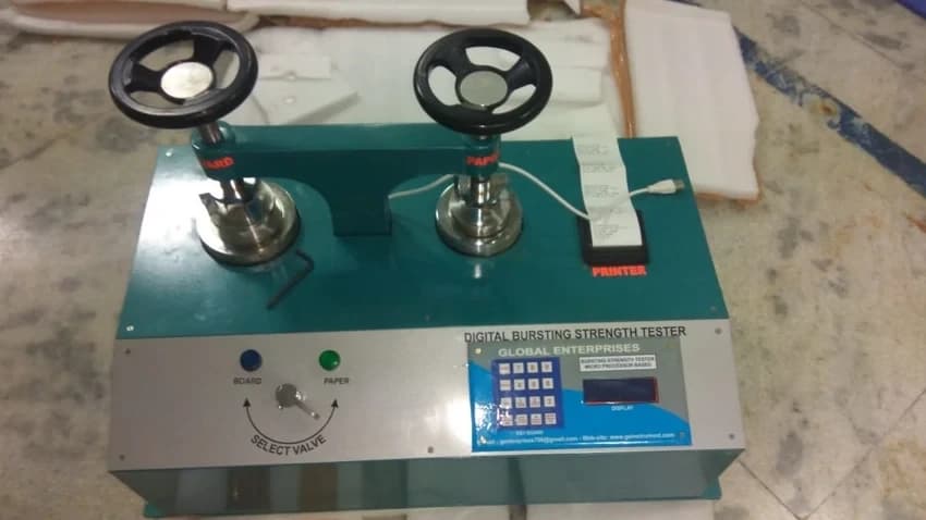 Digital Bursting Strength Tester