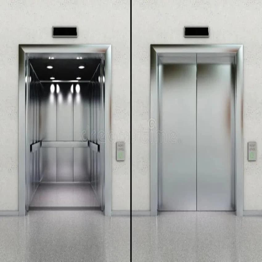 Stainless Steel Center opening Automatic Ss Elevator Door