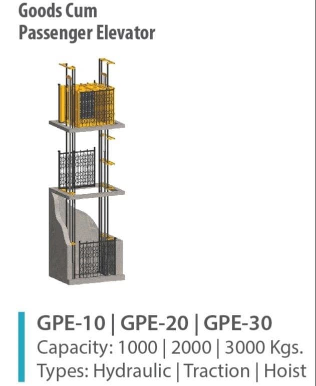 Goods Cum Passenger Elevator