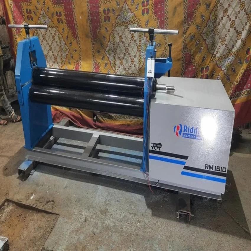 Mild Steel Manual 3 Roller Plate Bending Machine, For Industrial