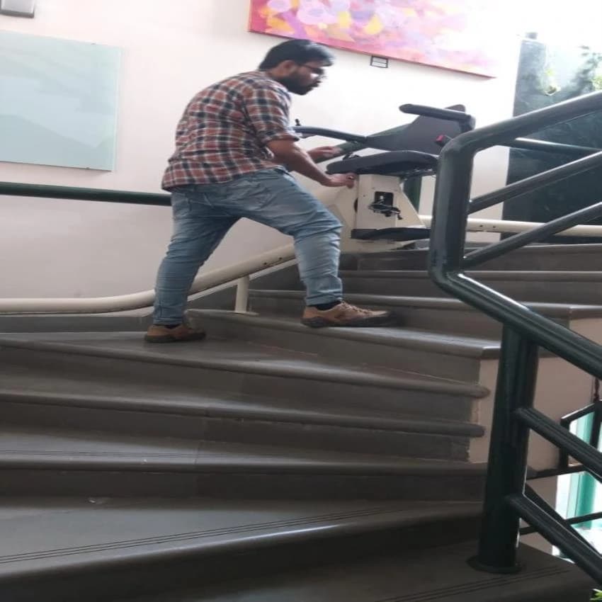 Elman Lifts Electric Stair Lift Equipment, 2 mph Maximum Speed