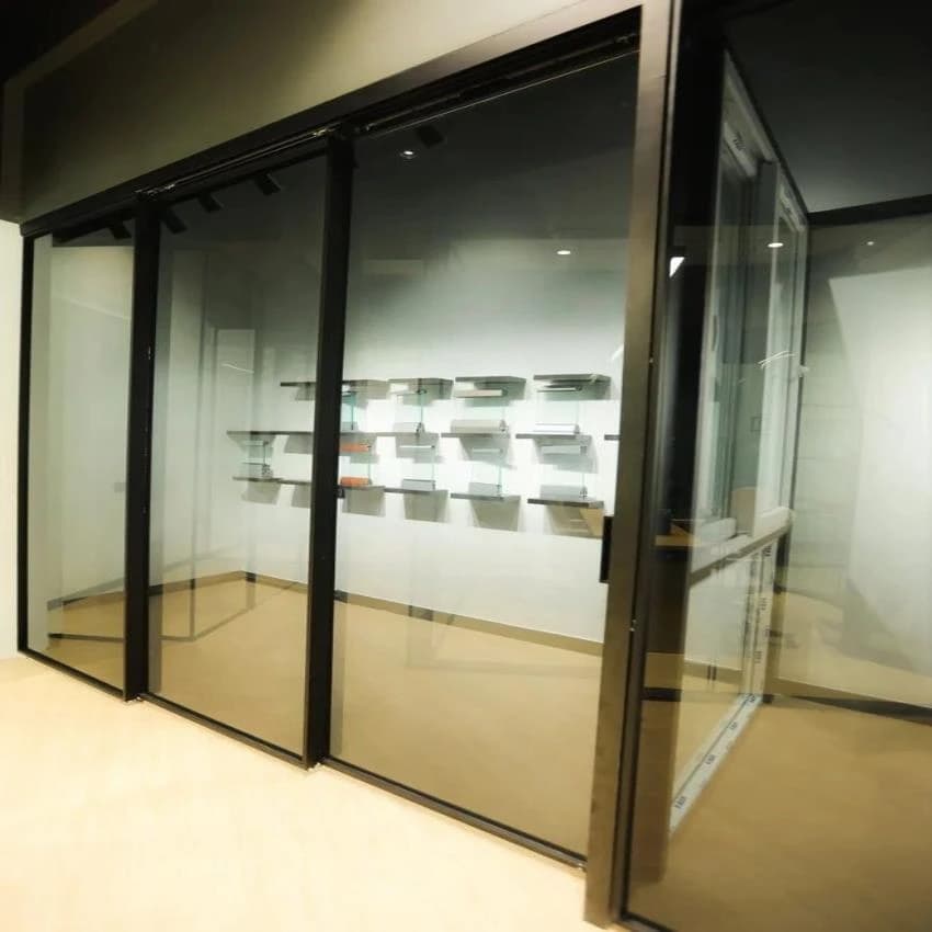 Aluminium Telescopic Glass Door, For Home, Interior