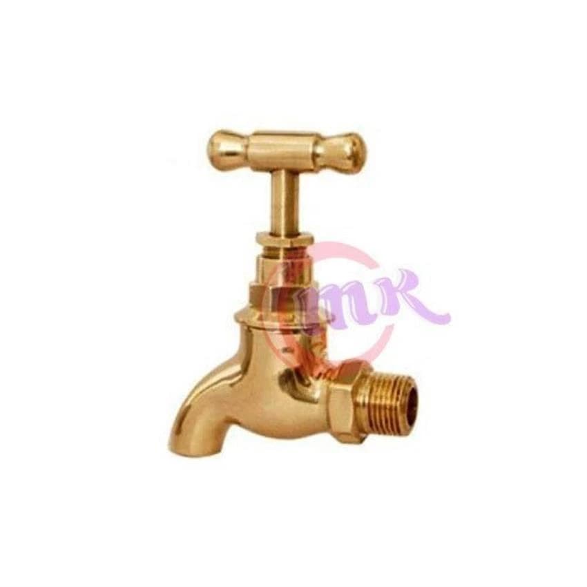 Brass Short Body Bib Cock, Number Of Handles: Standard