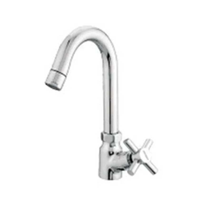 Stainless Steel Designer Long Neck Pillar Cock