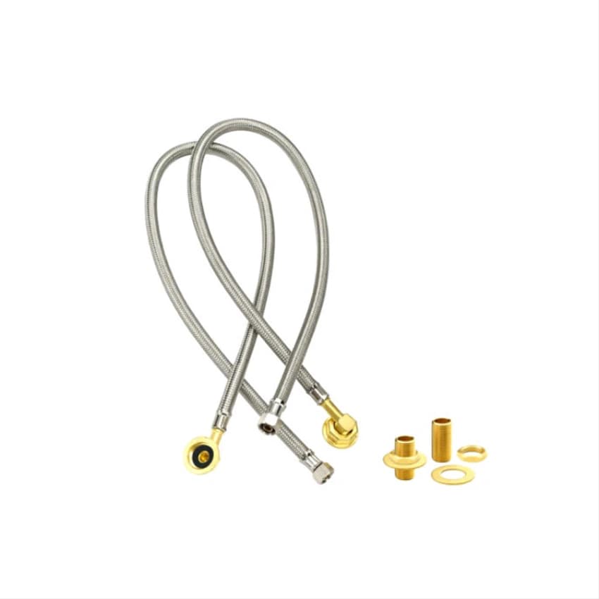 3/8"" Wall Mount Faucet Water Line Kit-30"" LENGTH with Mounting Hardware