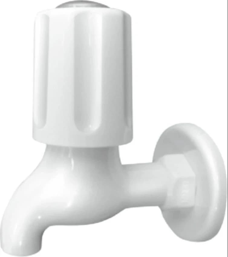 King 15mm PTMT Bib Cock With Flange