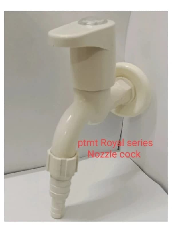 White PTMT NOZZLE COCK