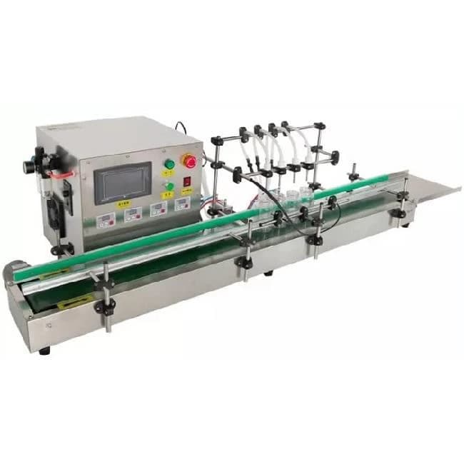 Automatic compact 4 Head Bottle Filling Machine Model AFM-100-4T