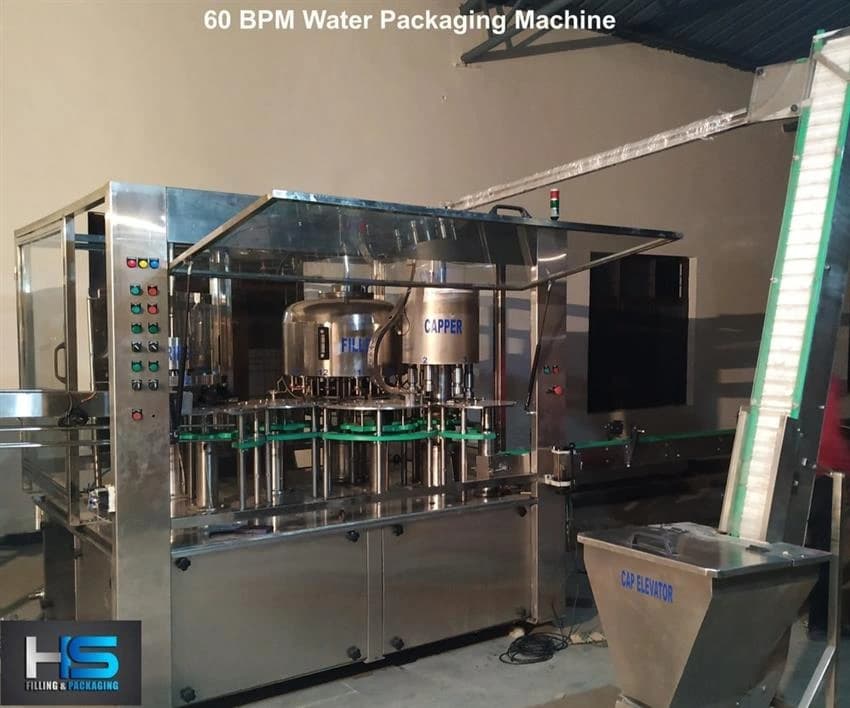60 BPM Water Packaging Machine