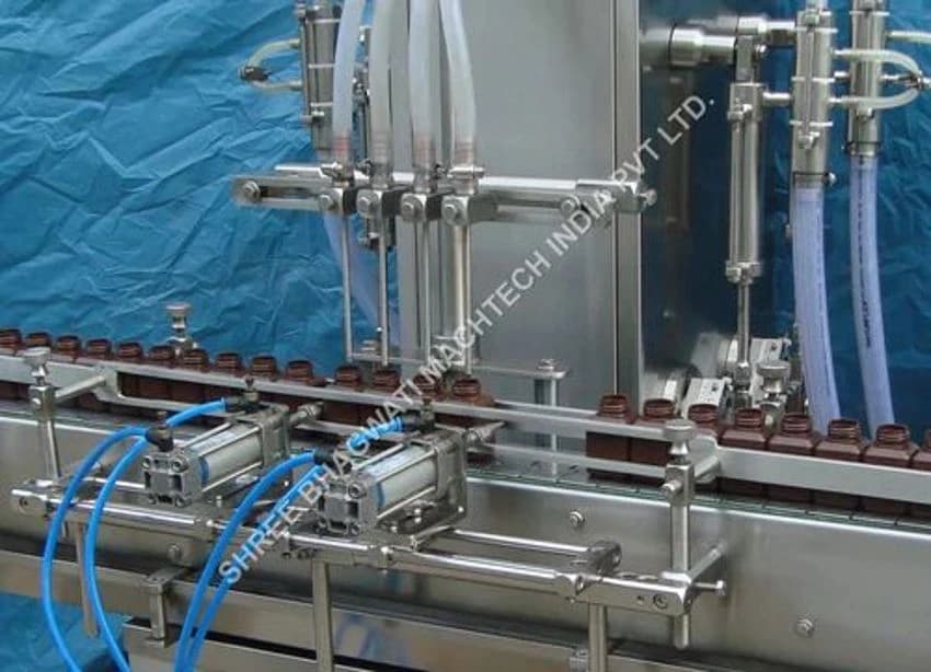 Bhagawati Pharma SS Bottle Filling Machine For Pharmaceutical Syrup, 1-2 HP