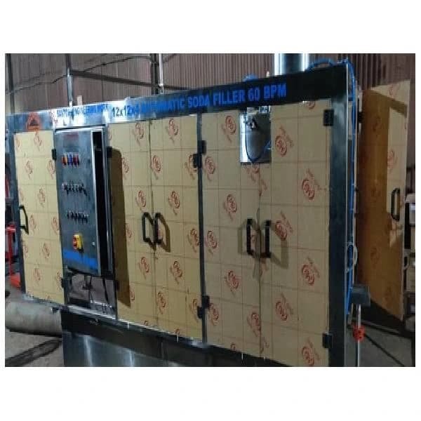 Soda Filling Machine, Capacity: 60bpm, 7kw