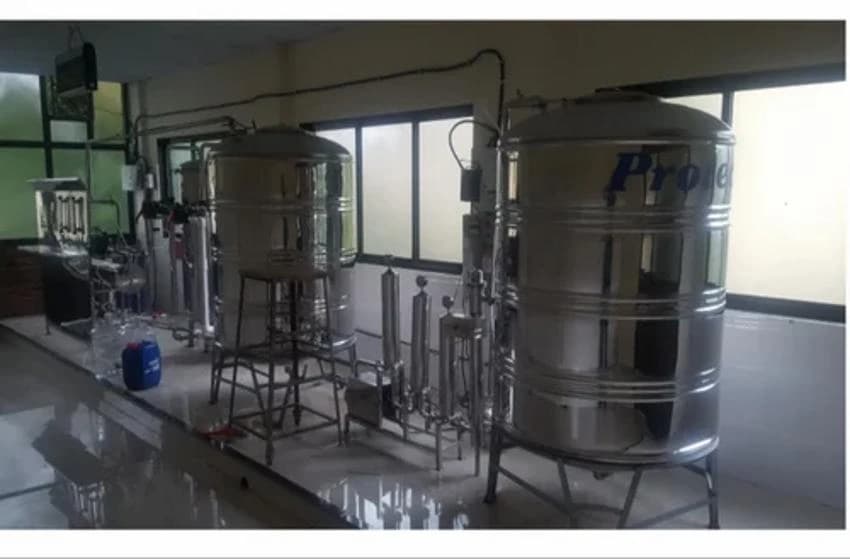 Alkaline Water Bottle Plant, Capacity: 250ltrs to 2000ltrs