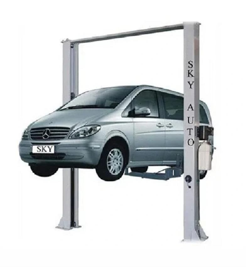 Mild Steel Two Post Car Lift, For Servicing, 2-4 tons