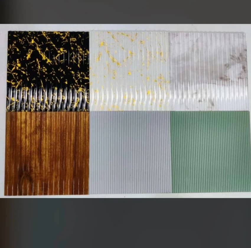 Fluted Acrylic Panels, 8 x 4
