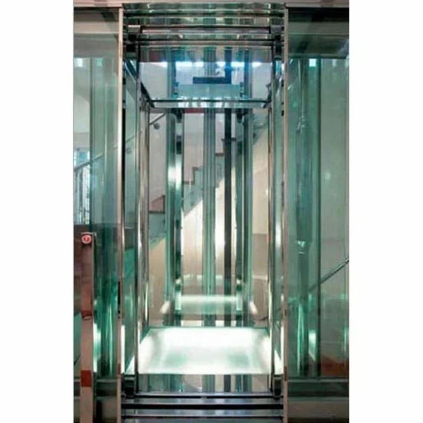 Stainless steel Gearless Traction Elevator