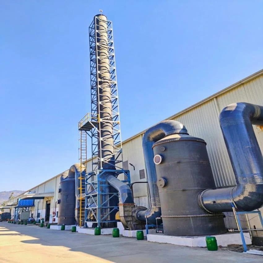 Industrial Hot Fume Exhaust System