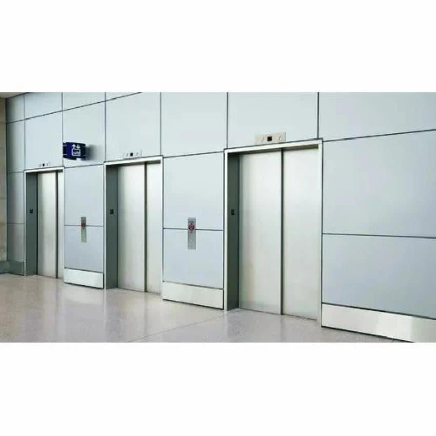 Excall Stainless steel and Mild Steel Telescopic Auto Door Lift, Capacity: 6 persons