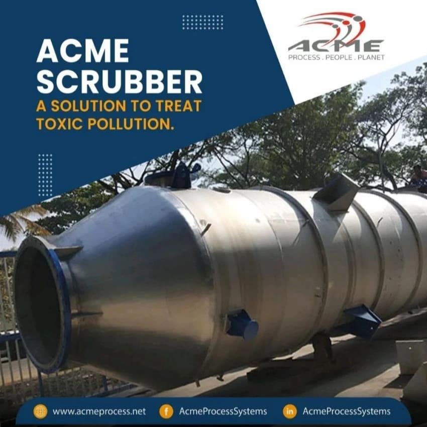 Industrial Wet Scrubber System, For Chemical Industry
