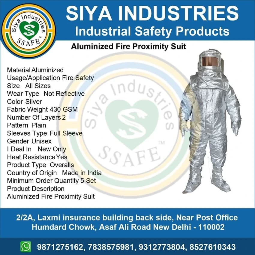 Aluminized Fire Proximity Suit
