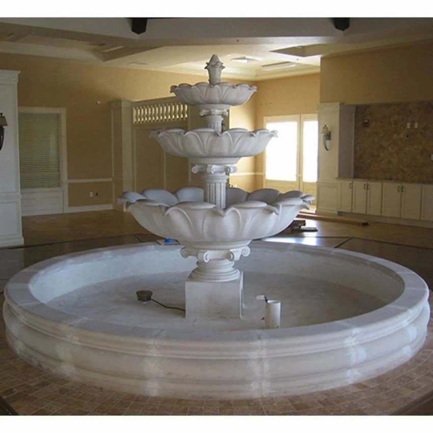 White Indoor Fountain