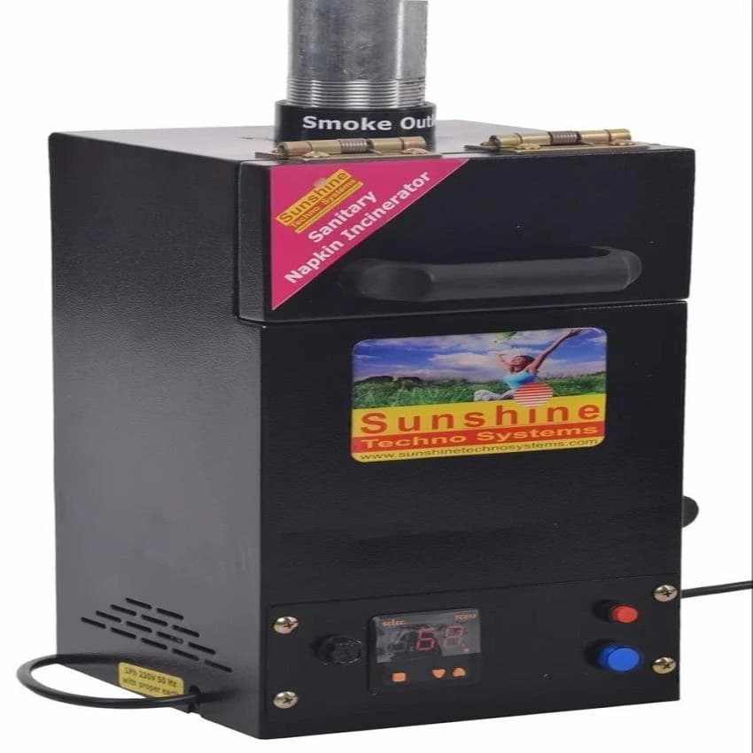 Electrical Ash Sanitary Napkin Incinerator, Capacity(kg/batch): 10 kg/batch