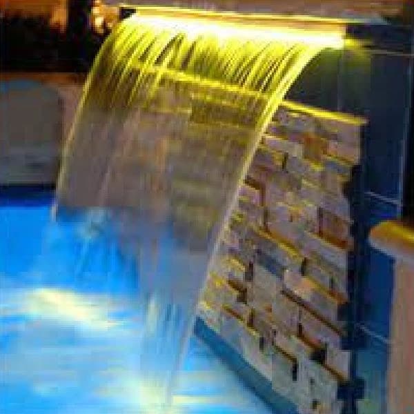 Water Descent Light Fountain Waterfall 3 Fts